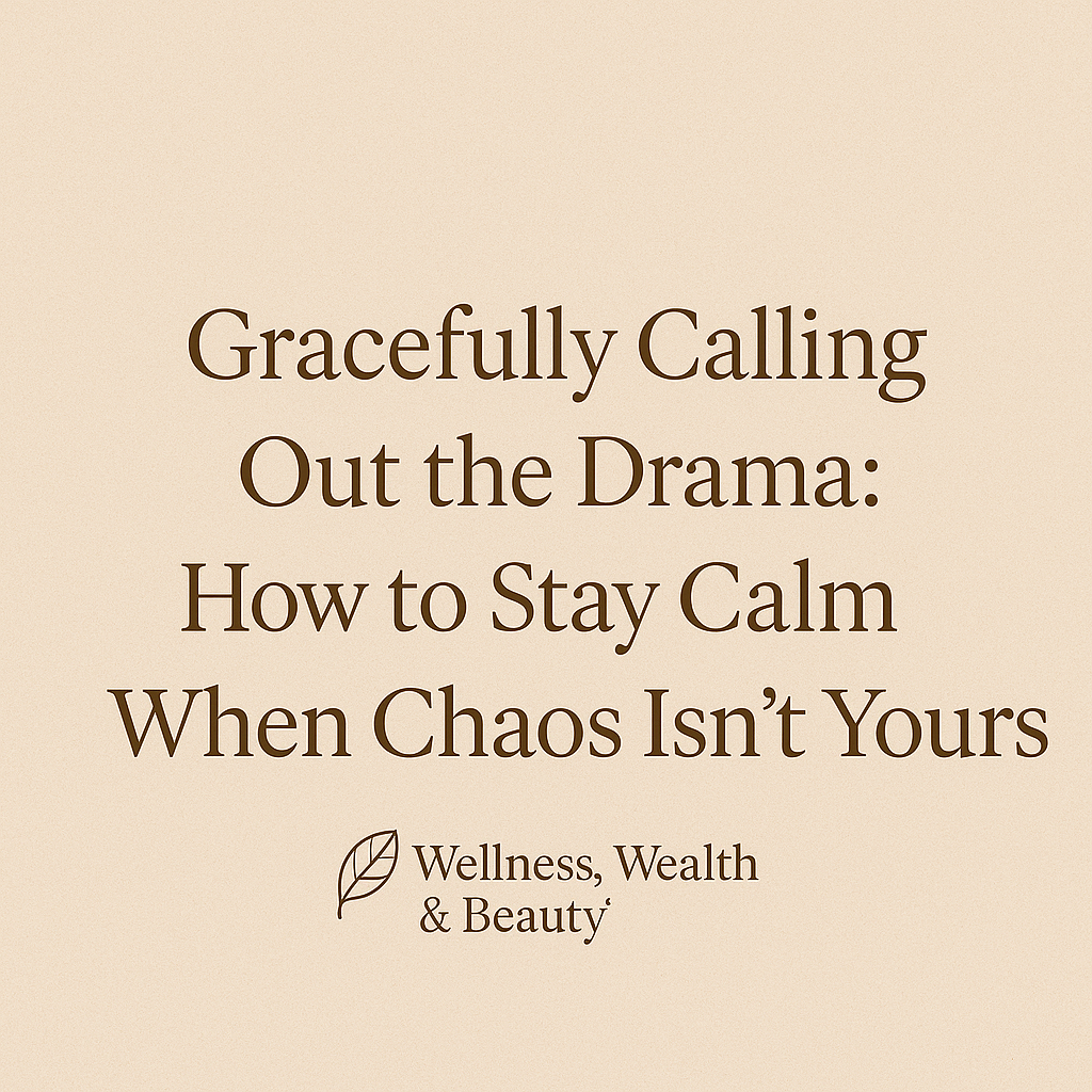 Gracefully Calling Out the Drama: How to Stay Calm When Chaos Isn't Yours - WWB