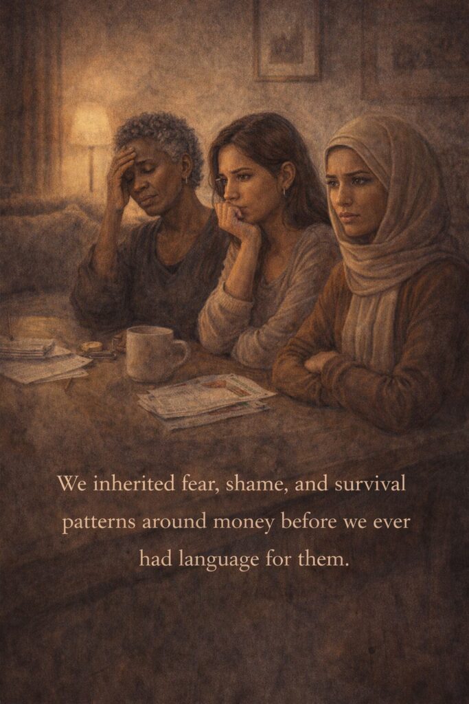 We inherited fear, shame and survival patterns round money before we ever had language for them